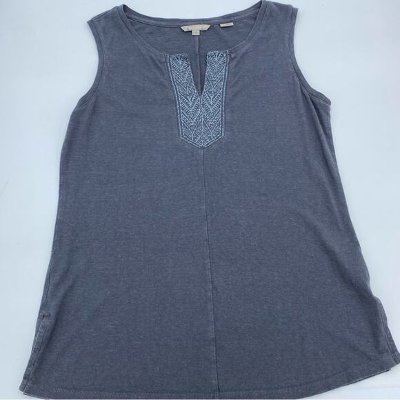 Royal Robbins Top Women's Small Flynn Tank Gorpcore Hempline Embroidered - Picture 1 of 7